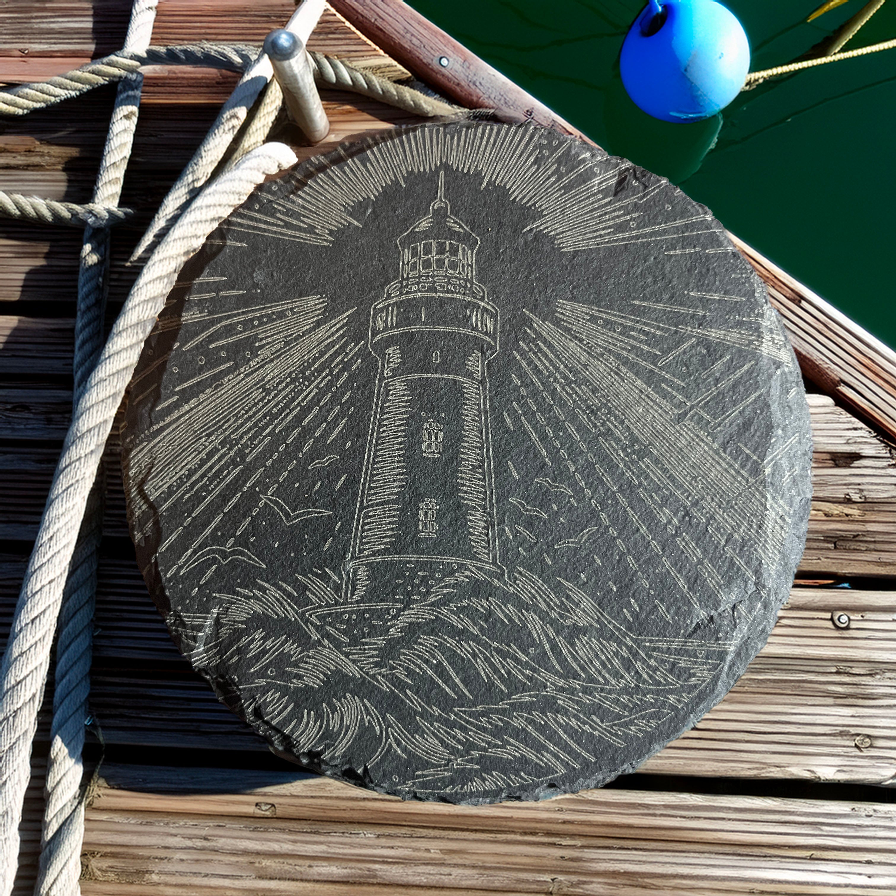 Slate Nautical Coaster set