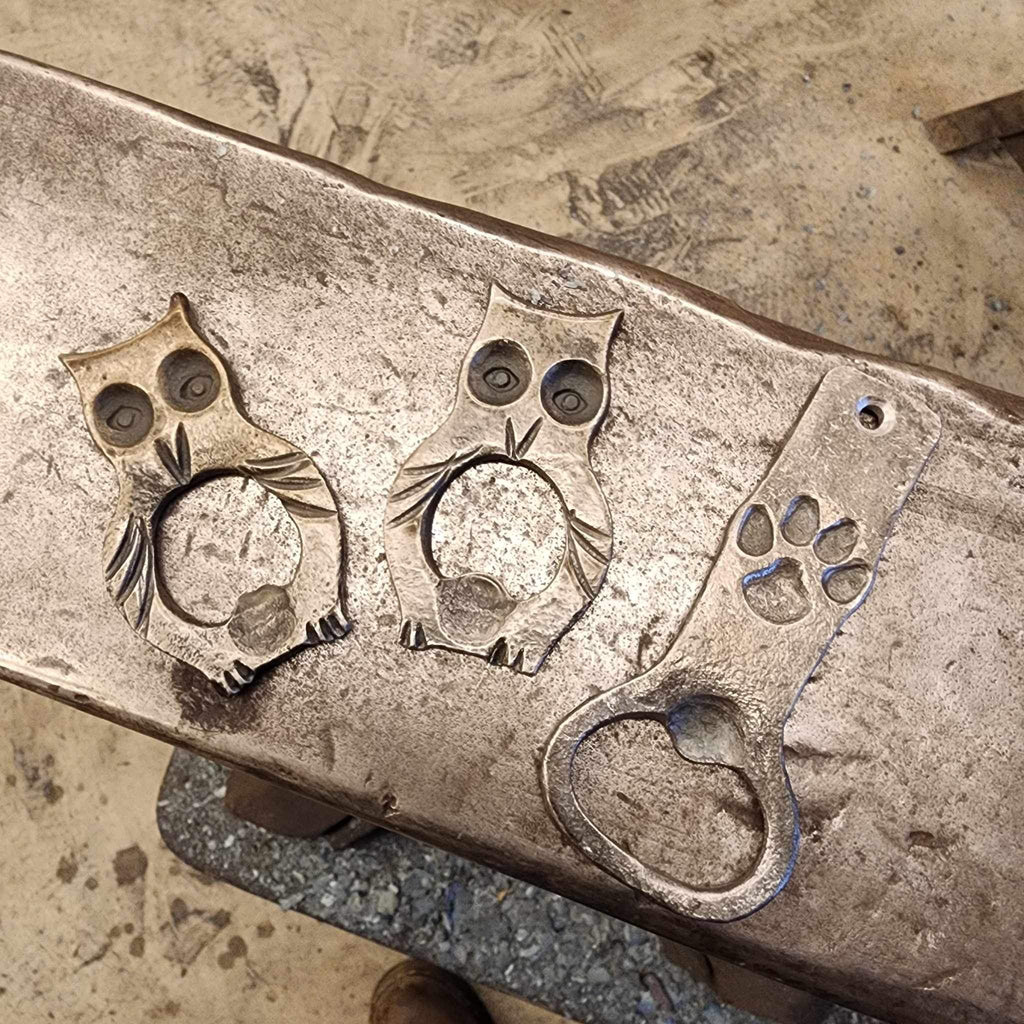 Hand-Forged Dog Paw Bottle Opener