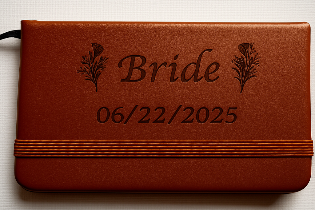 Wedding Vow Keepsake personalized Journals