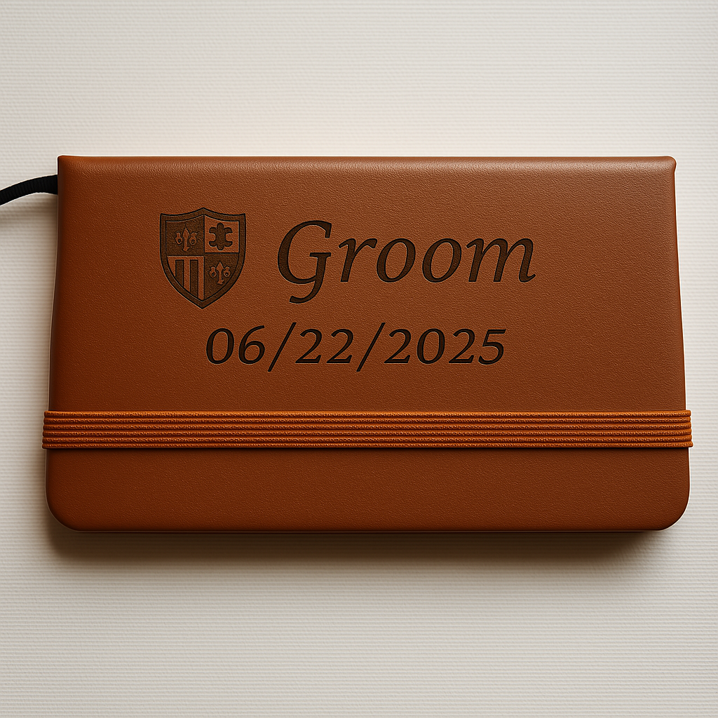 Wedding Vow Keepsake personalized Journals