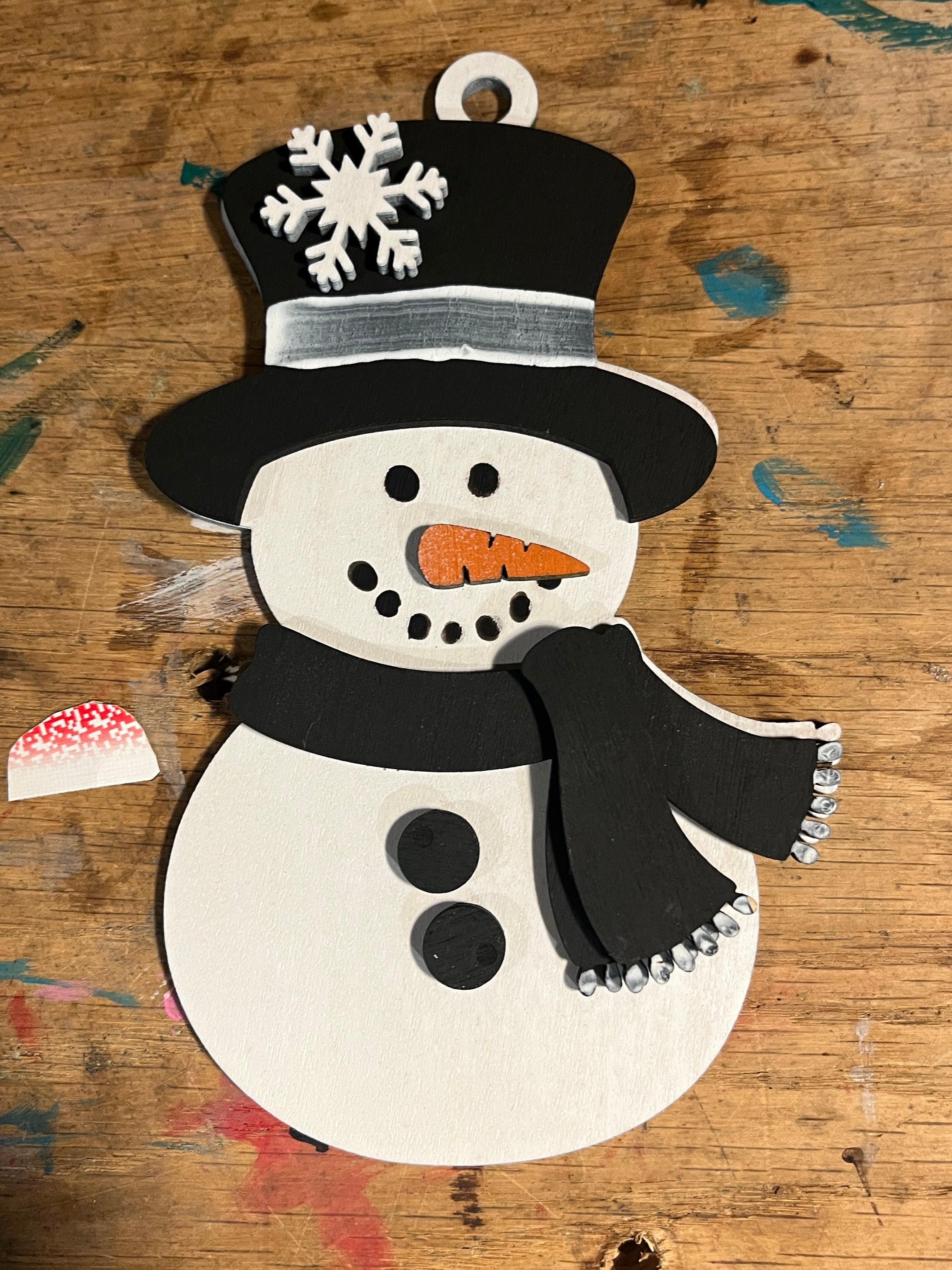 Handcrafted Snowman Ornaments - 3 Styles