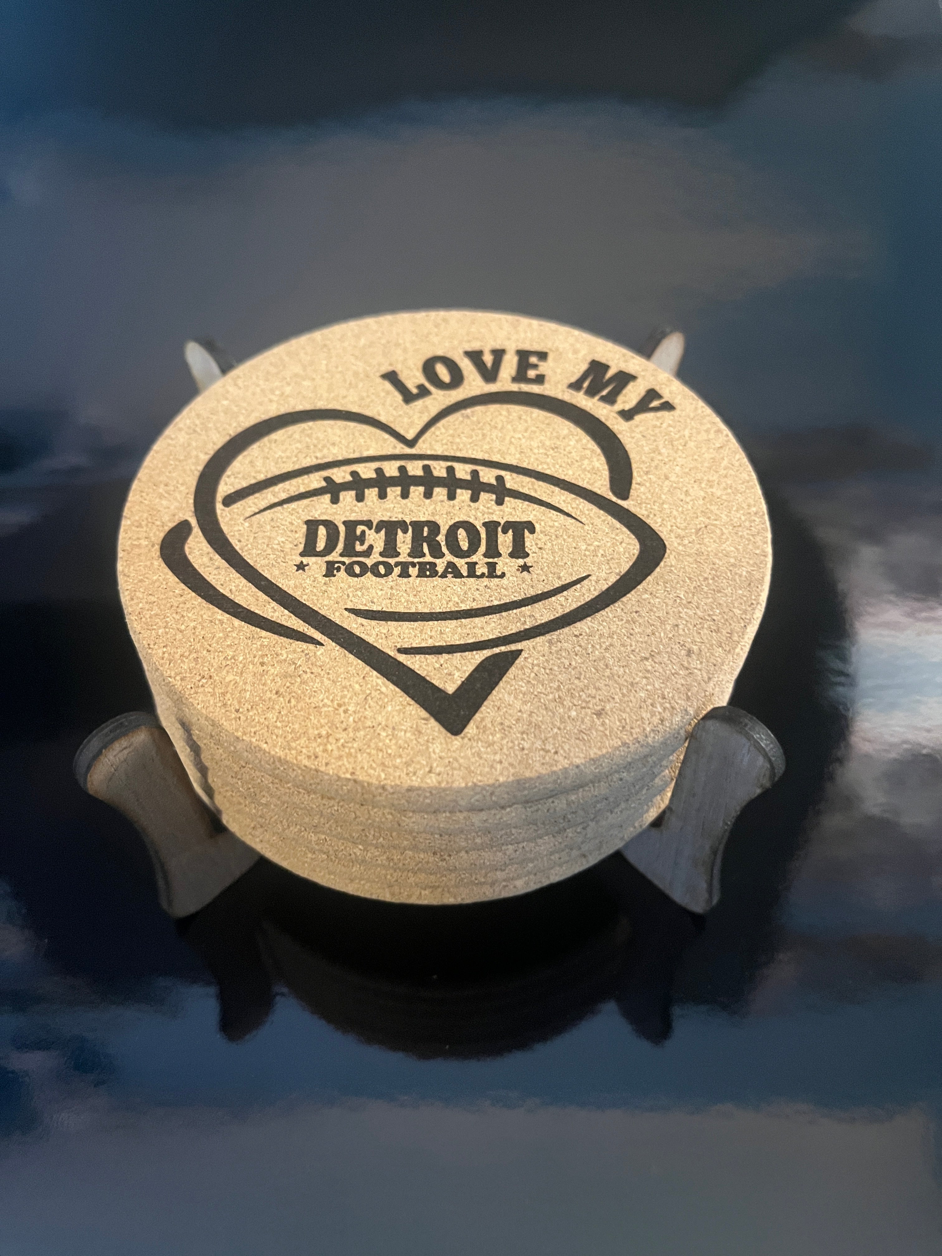 Walnut Coaster Stand