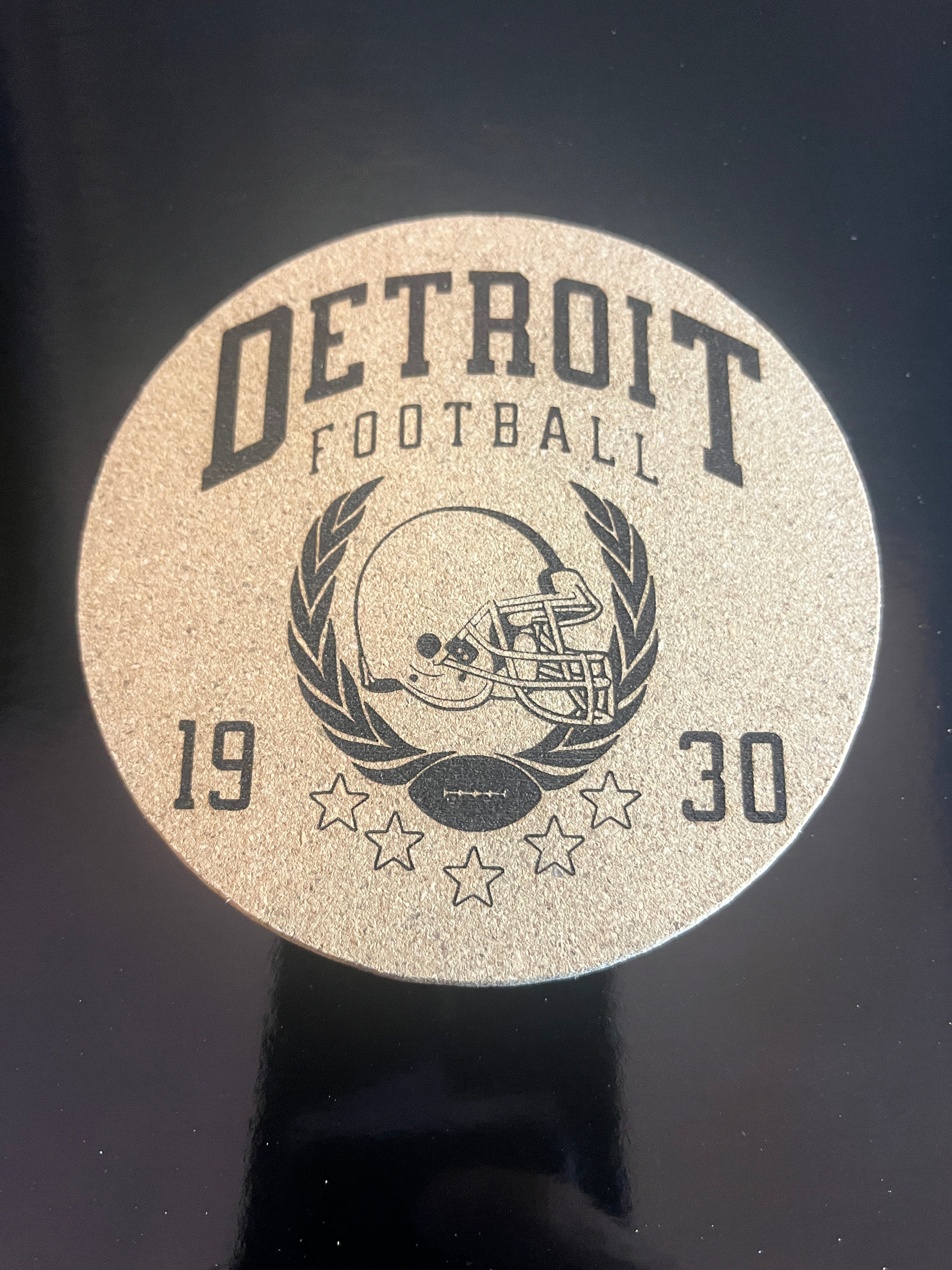 Detroit Cork Coaster - 1930