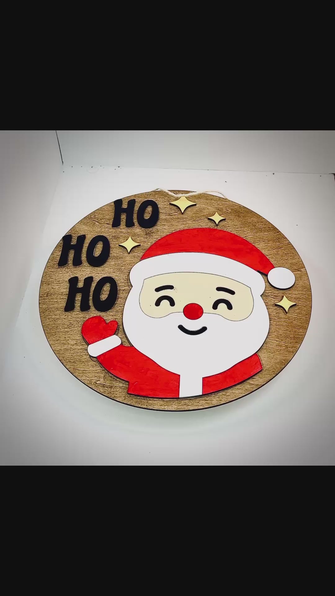 11 inch Door Hanger Santa